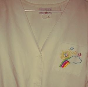 Peaches Scrub Jacket